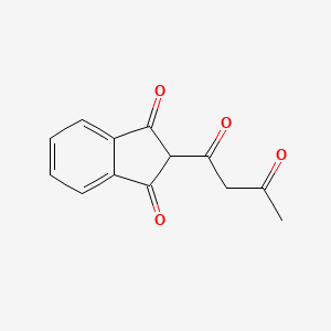 2-(3-Oxobutanoyl)-1h-indene-1,3(2h)-dione