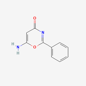 6-Amino-2-phenyl-4H-1,3-oxazin-4-one