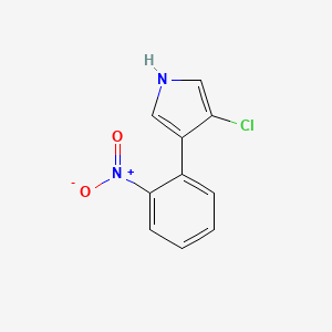 3-Chloro-4-(2-nitrophenyl)-1H-pyrrole