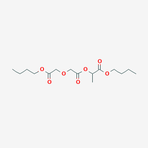 Butyl 2-{[(2-butoxy-2-oxoethoxy)acetyl]oxy}propanoate