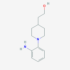 B1473593 2-(1-(2-Aminophenyl)piperidin-4-yl)ethan-1-ol CAS No. 2007667-96-9