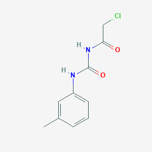 2-Chloro-N-[(3-methylphenyl)carbamoyl]acetamide