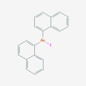 Iodo(dinaphthalen-1-yl)arsane