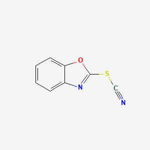 Thiocyanic acid, 2-benzoxazolyl ester