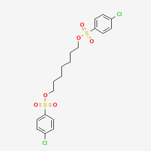 Heptane-1,7-diyl bis(4-chlorobenzenesulfonate)