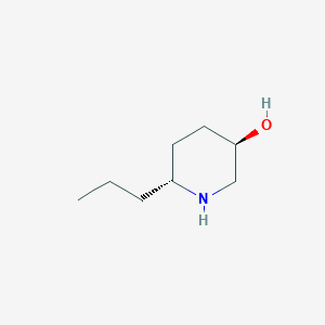 molecular formula C8H17NO B14736014 Pseudoconhydrine, (DL) CAS No. 188550-07-4