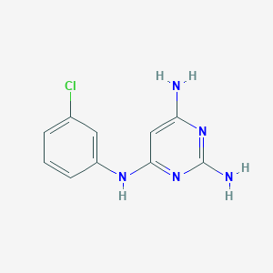 4-N-(3-chlorophenyl)pyrimidine-2,4,6-triamine