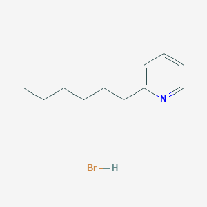 2-Hexylpyridine;hydrobromide