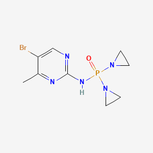 Phosphinic amide, P,P-bis(1-aziridinyl)-N-(5-bromo-4-methyl-2-pyrimidinyl)-