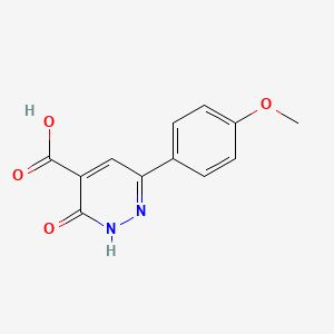 B1473652 6-(4-Methoxyphenyl)-3-oxo-2,3-dihydropyridazine-4-carboxylic acid CAS No. 1494349-43-7