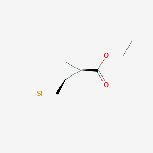 Ethyl (1R,2S)-2-[(trimethylsilyl)methyl]cyclopropane-1-carboxylate