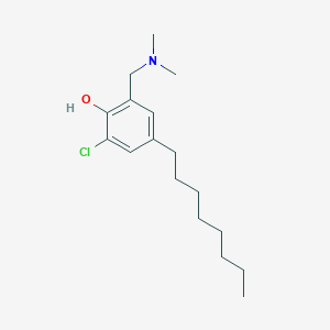 2-Chloro-6-[(dimethylamino)methyl]-4-octylphenol