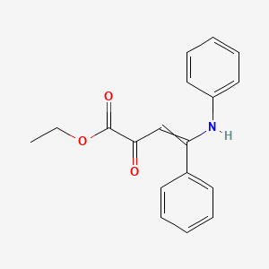 Ethyl 4-anilino-2-oxo-4-phenylbut-3-enoate