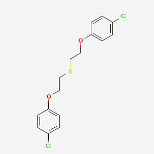 1-Chloro-4-[2-[2-(4-chlorophenoxy)ethylsulfanyl]ethoxy]benzene