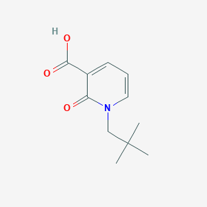 molecular formula C11H15NO3 B1473663 1-(2,2-二甲基丙基)-2-氧代-1,2-二氢吡啶-3-羧酸 CAS No. 1037087-29-8