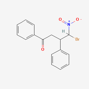 4-Bromo-4-nitro-1,3-diphenylbutan-1-one