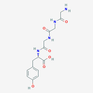 Glycylglycylglycyl-L-tyrosine