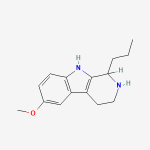 1,2,3,4-Tetrahydro-6-methoxy-1-propyl-9H-pyrido(3,4-b)indole