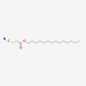 molecular formula C17H31NO2S B14736684 Tetradecyl 2-thiocyanatoacetate CAS No. 5399-27-9