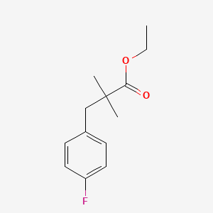 B1473669 Ethyl 3-(4-fluorophenyl)-2,2-dimethylpropanoate CAS No. 676621-95-7