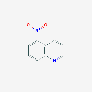 molecular formula C9H6N2O2 B147367 5-硝基喹啉 CAS No. 607-34-1