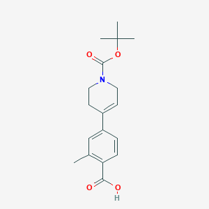 4-[1-(Tert-butoxycarbonyl)-1,2,3,6-tetrahydropyridin-4-yl]-2-methylbenzoic acid