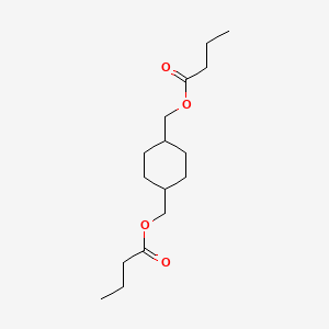 [4-(Butanoyloxymethyl)cyclohexyl]methyl butanoate