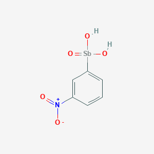 molecular formula C6H6NO5Sb B14736814 (3-Nitrophenyl)stibonic acid CAS No. 5430-17-1