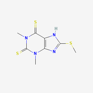 2,6-Dithio-8-methyltheophylline