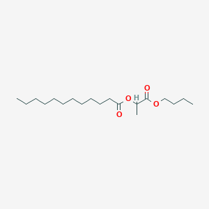 (1-Butoxy-1-oxopropan-2-yl) dodecanoate