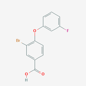 B1473709 3-Bromo-4-(3-fluorophenoxy)benzoic acid CAS No. 847729-69-5
