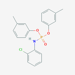 Bis(3-methylphenyl) N-(2-chlorophenyl)phosphoramidate