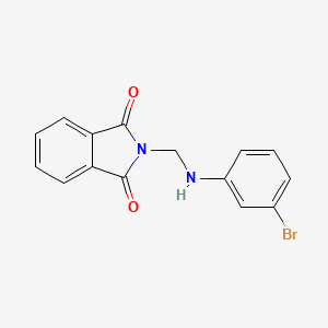 2-[(3-Bromoanilino)methyl]isoindole-1,3-dione