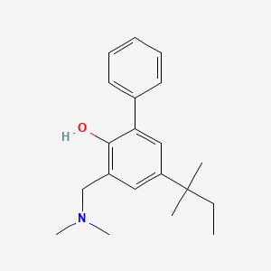 3-[(Dimethylamino)methyl]-5-(2-methylbutan-2-yl)[1,1'-biphenyl]-2-ol