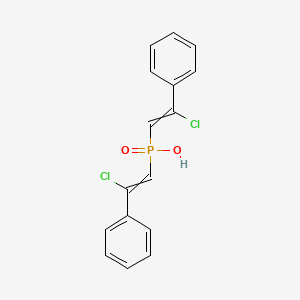 Bis(2-chloro-2-phenylethenyl)phosphinic acid