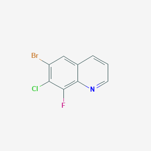 B1473723 6-Bromo-7-chloro-8-fluoroquinoline CAS No. 1375069-04-7