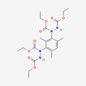 ethyl N-(ethoxycarbonylamino)-N-[3-[ethoxycarbonyl-(ethoxycarbonylamino)amino]-2,4,6-trimethylphenyl]carbamate