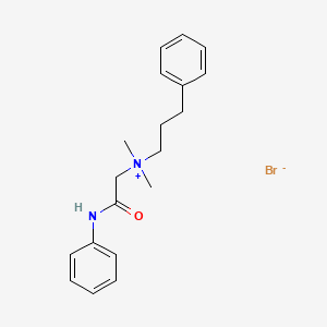 Dimethyl((phenylcarbamoyl)methyl)(3-phenylpropyl)ammonium bromide