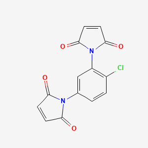 1-[4-Chloro-3-(2,5-dioxopyrrol-1-yl)phenyl]pyrrole-2,5-dione