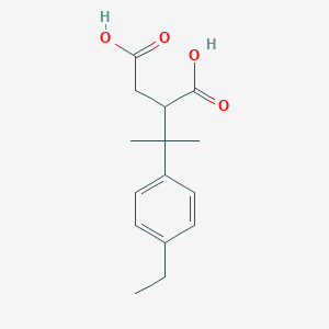 2-[2-(4-Ethylphenyl)propan-2-yl]butanedioic acid