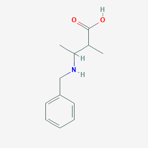 B1473730 3-(Benzylamino)-2-methylbutanoic acid CAS No. 1089720-81-9
