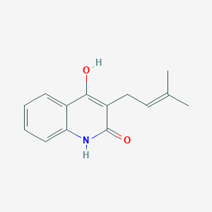 4-Hydroxy-3-(3-methylbut-2-en-1-yl)quinolin-2(1H)-one