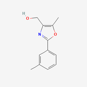 B1473747 (5-Methyl-2-(m-tolyl)oxazol-4-yl)methanol CAS No. 2092628-55-0