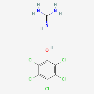 guanidine;2,3,4,5,6-pentachlorophenol