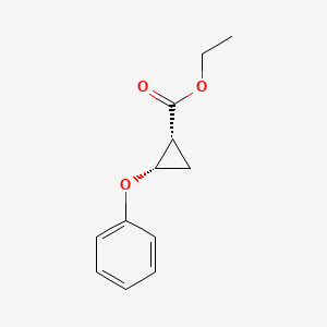 ethyl (1R,2S)-2-phenoxycyclopropane-1-carboxylate