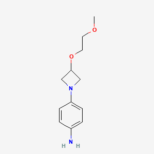 B1473752 4-[3-(2-Methoxyethoxy)azetidin-1-yl]aniline CAS No. 344405-76-1