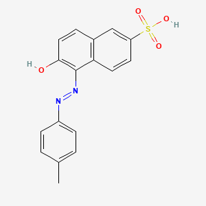 6-Hydroxy-5-((4-methylphenyl)diazenyl)-2-naphthalenesulfonic acid