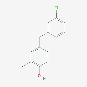 4-(3-Chlorobenzyl)-2-methylphenol