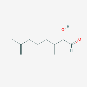 2-Hydroxy-3,7-dimethyloct-7-enal