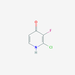 molecular formula C5H3ClFNO B1473780 2-氯-3-氟吡啶-4-醇 CAS No. 1184172-46-0